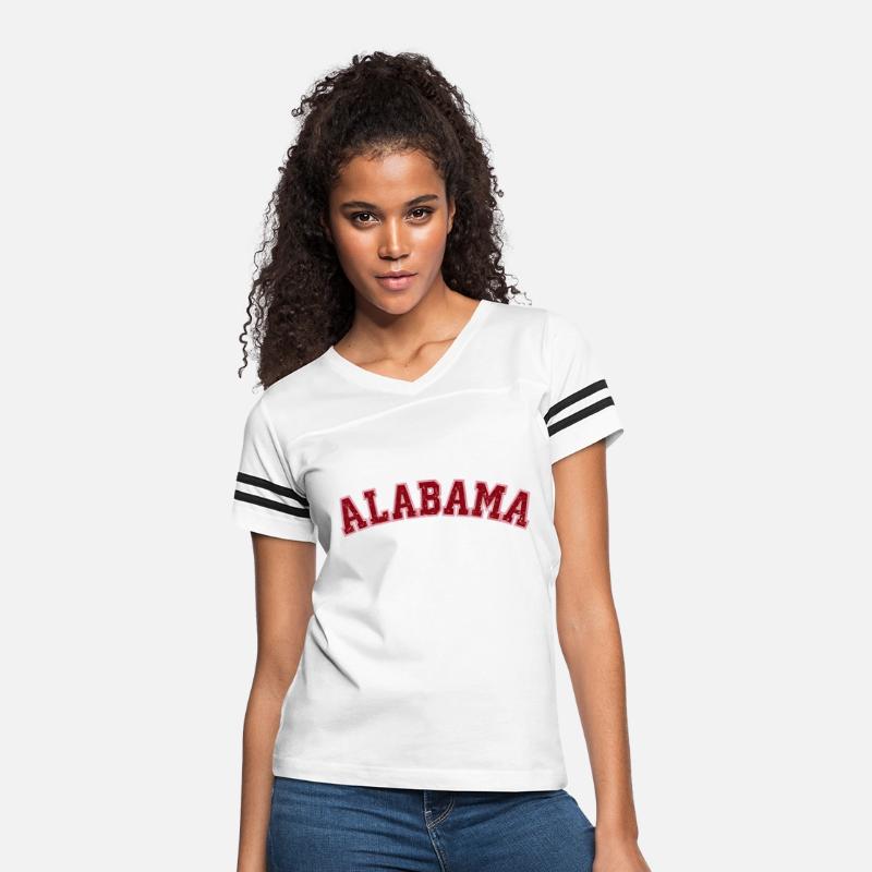 Alabama - Varsity Weathered Letters Red