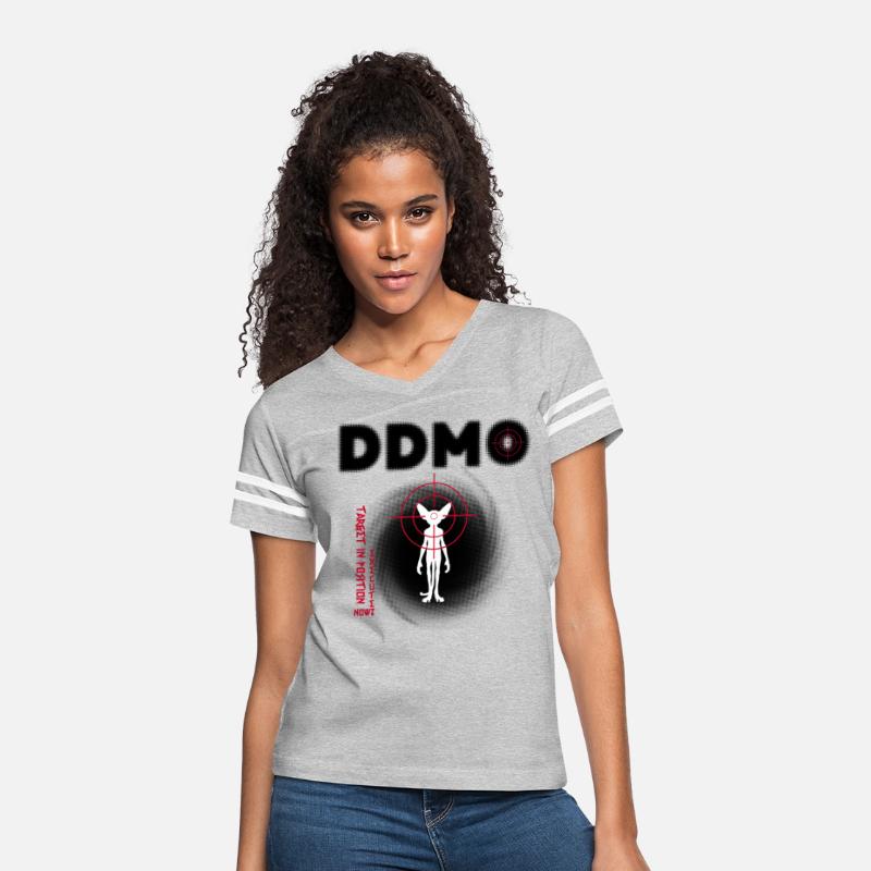 Alien Cat in Crosshairs T-Shirt Design