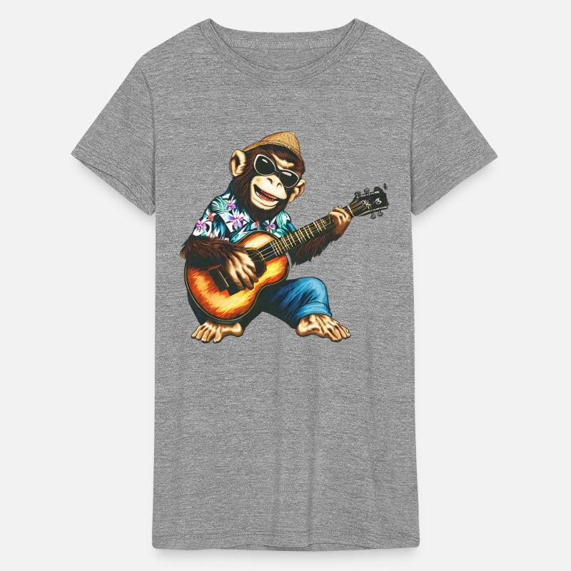 Aloha monkey with guitar