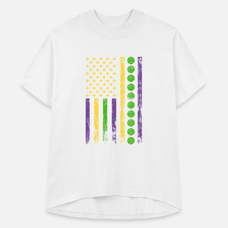 American Sports Flag Basketball Sporty Ball Mardi