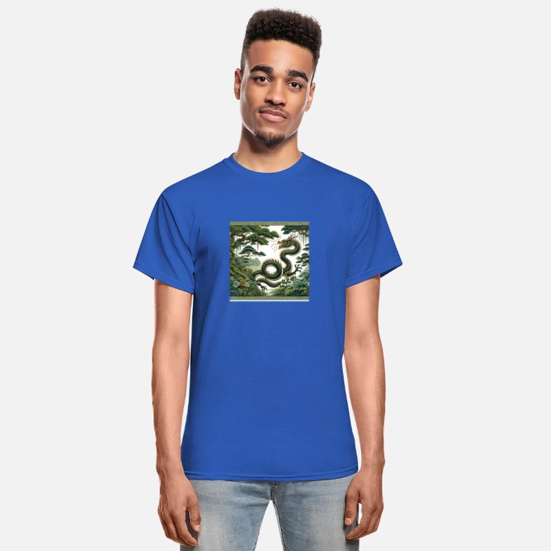 Chinese Dragon Art Mystical Forest Spirits