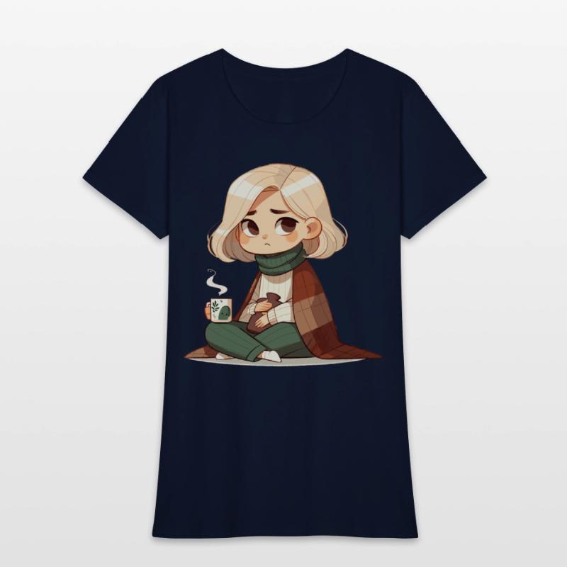 Cozy Autumn Vibes with Warm Blanket and Tea