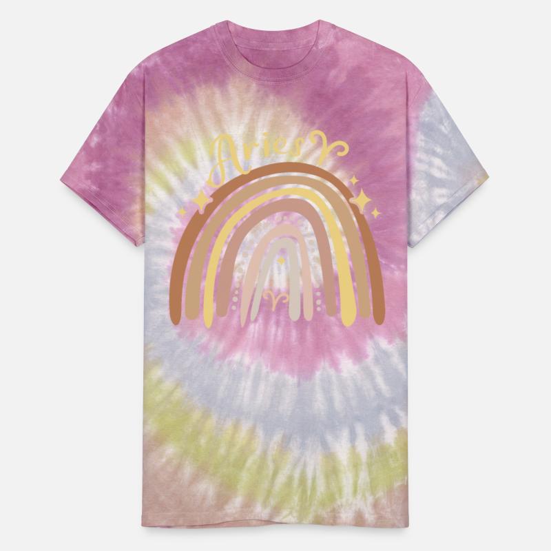 Cute Aries Star Sign Zodiac Bohemian Boho Rainbow