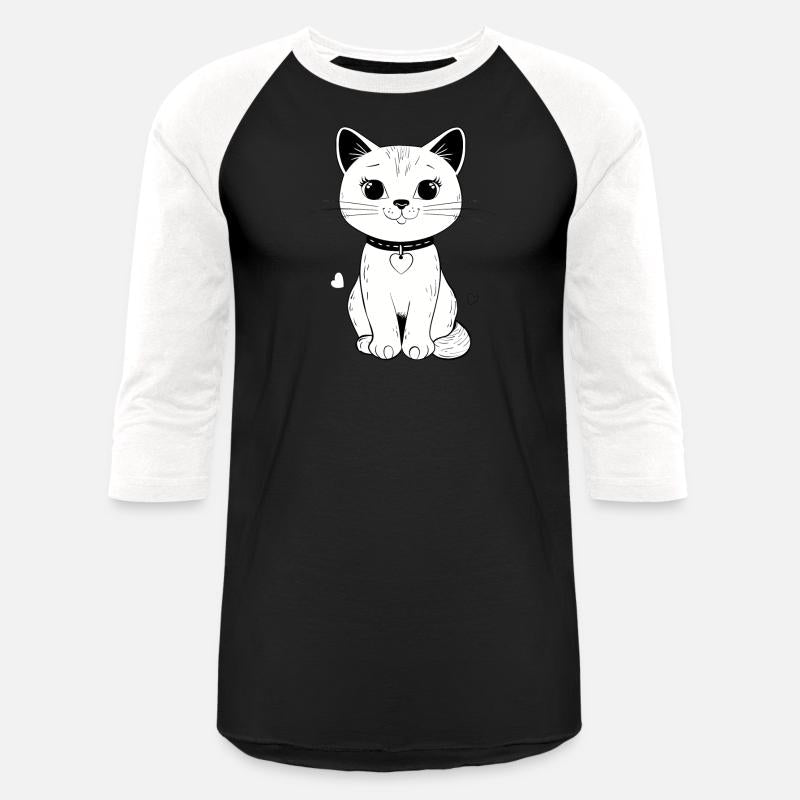 Cute Cat Cute Smiling Cat with Heart Collar