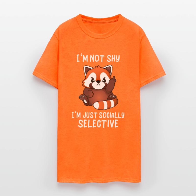 Cute Red Panda Socially Selective Irony