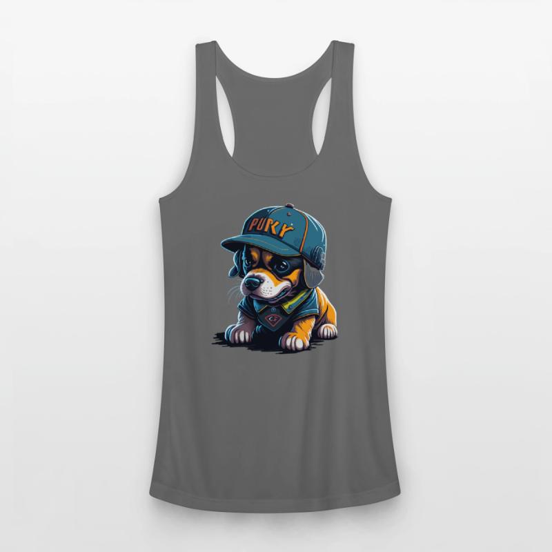 Cute Rottweiler Dog Wearing Baseball Hat