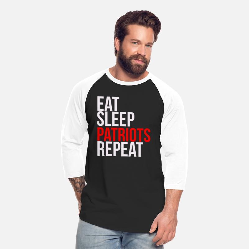 Eat Sleep Patriots Repeat Football Fan