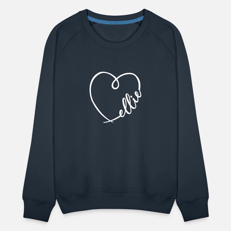 Ellie Name Heart Calligraphy