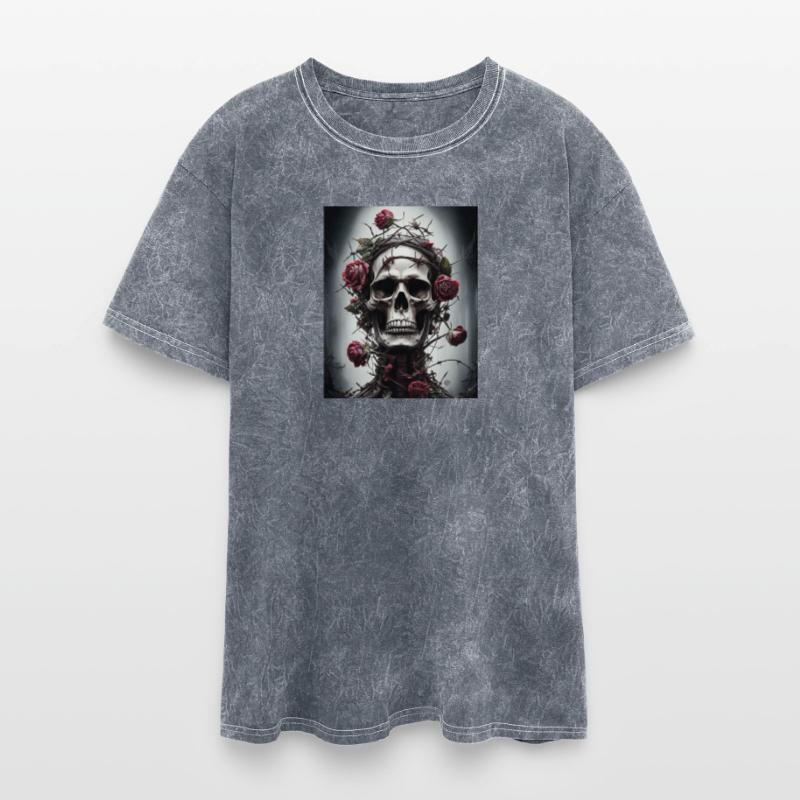 Ethereal Skull with Rose Crown