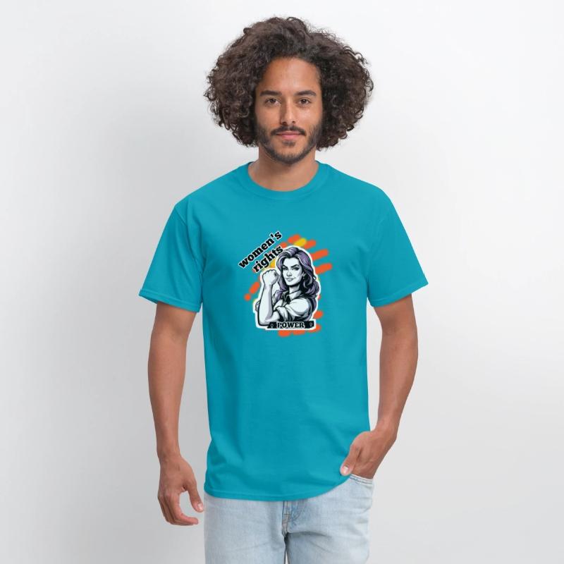 Feminist design power woman strong t-shirt design
