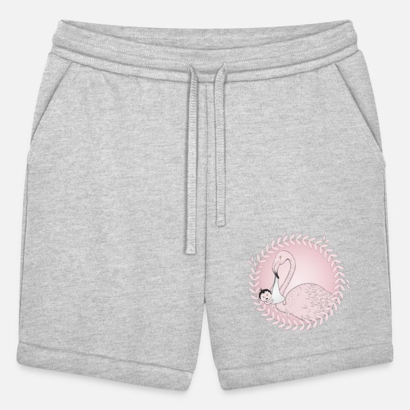 Flamingo brings the baby instead of the stork