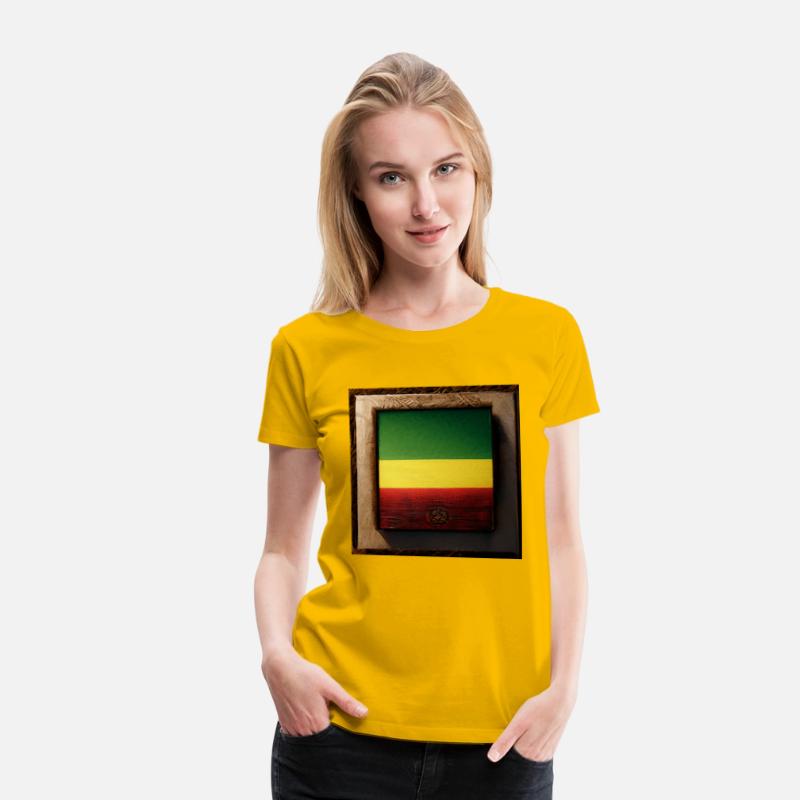 Framed Reggae Wood Flag Painting