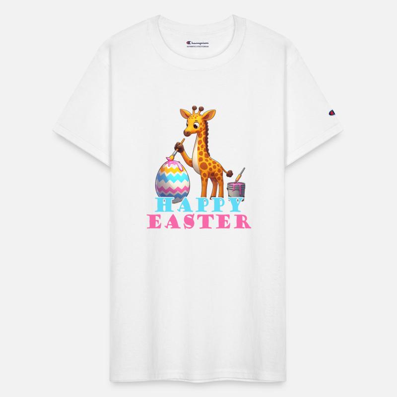 Giraffe Painting Easter Egg