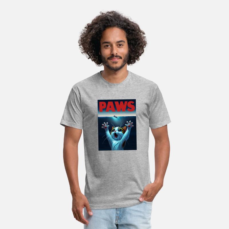 "PAWS" Jaws Parody Digital Art - High-Quality PNG