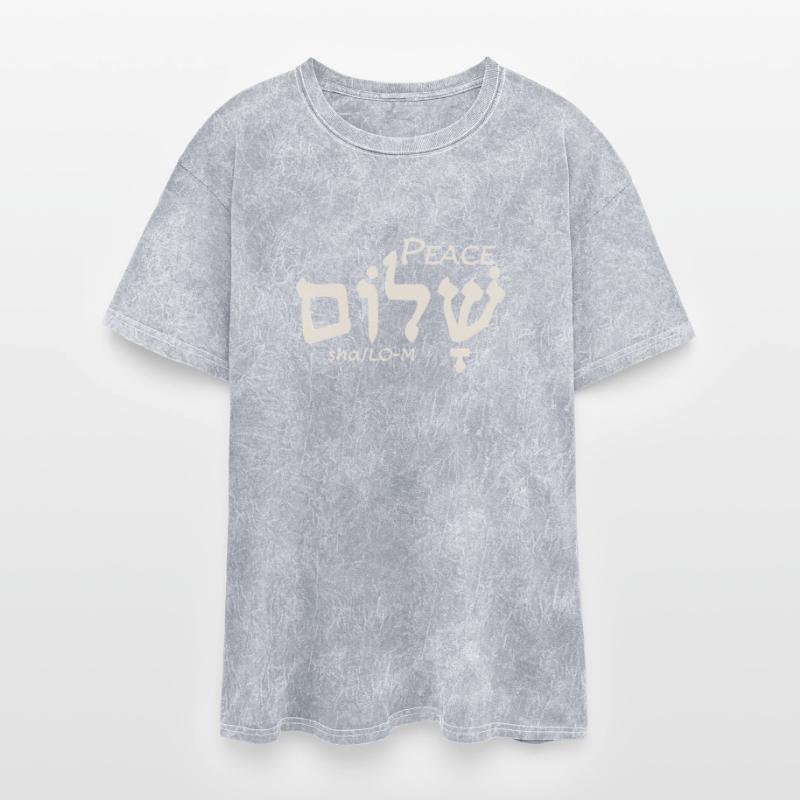 Peace Shalom in Hebrew