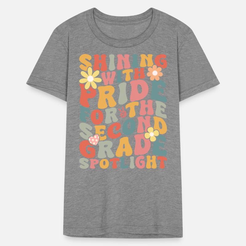 Second Grade Groovy Font Girl 1st Grade Gift