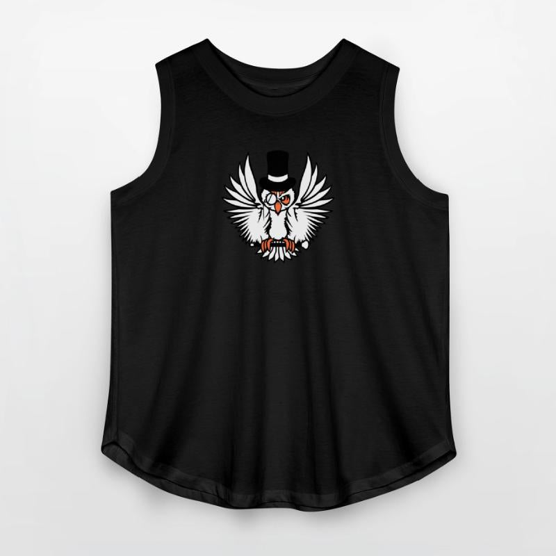 Sir owl top hat monocle glasses rich gentleman fun