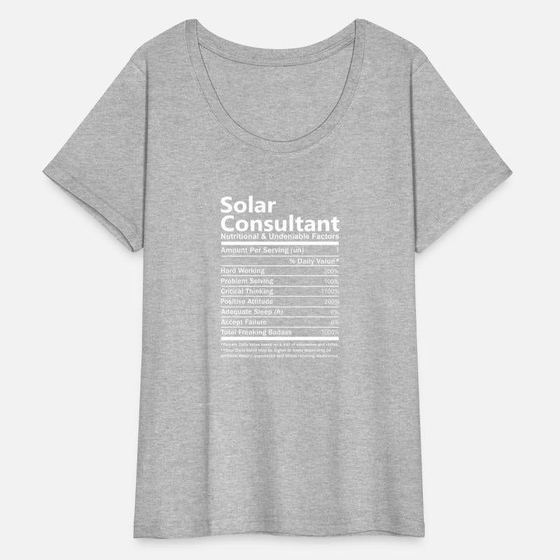 Solar Consultant T Shirt - Nutritional And Undenia