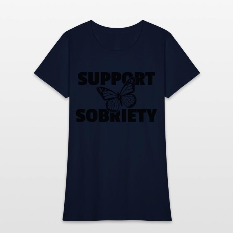 Support Sobriety Butterfly Alcoholics Aa Na