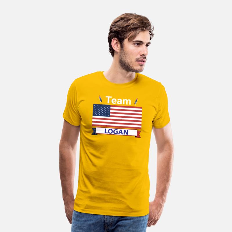 Team Logan USA American Flag Star Stripe