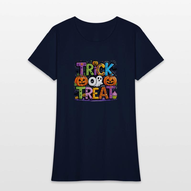 Trick or Treat Halloween Ghost Pumpkin