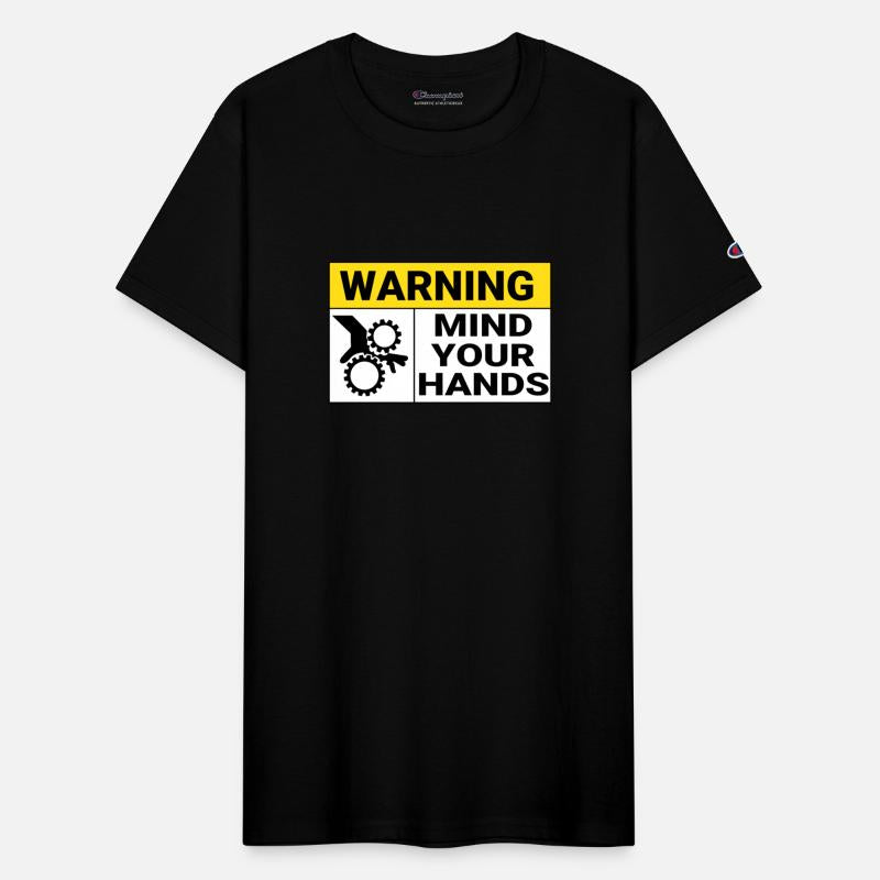 Warning Mind Your Hands Machine Working