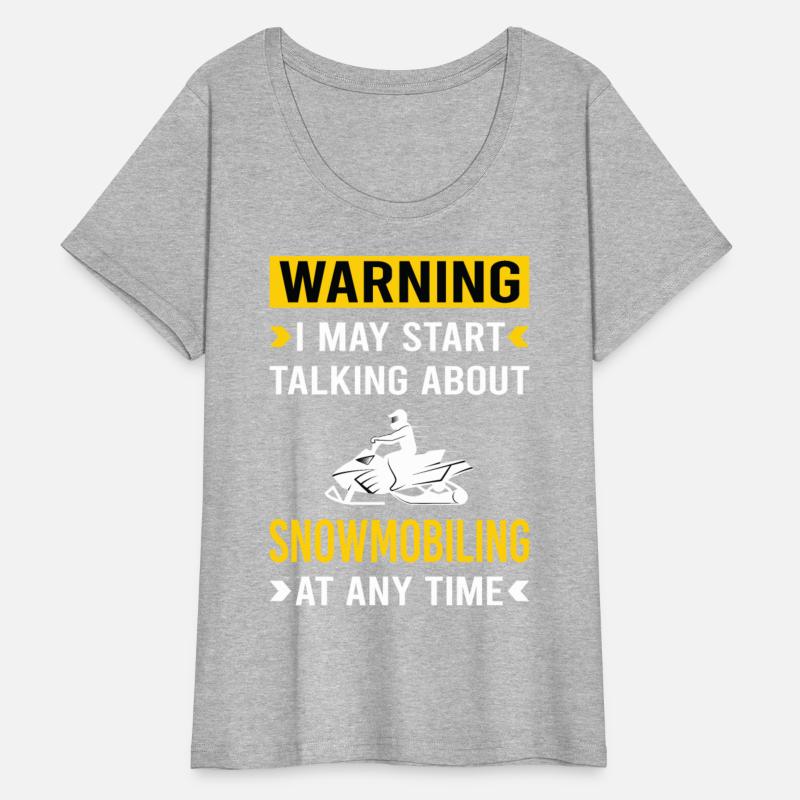 Warning Snowmobiling Snowmobile