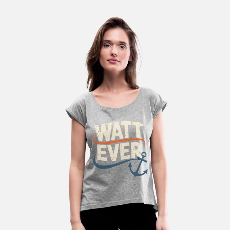 Watt Ever Nautical Humor Design Anchor Graphic
