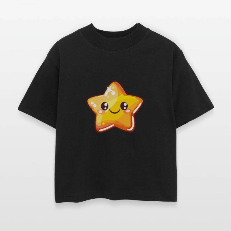 Yellow Star Cute Orange Star