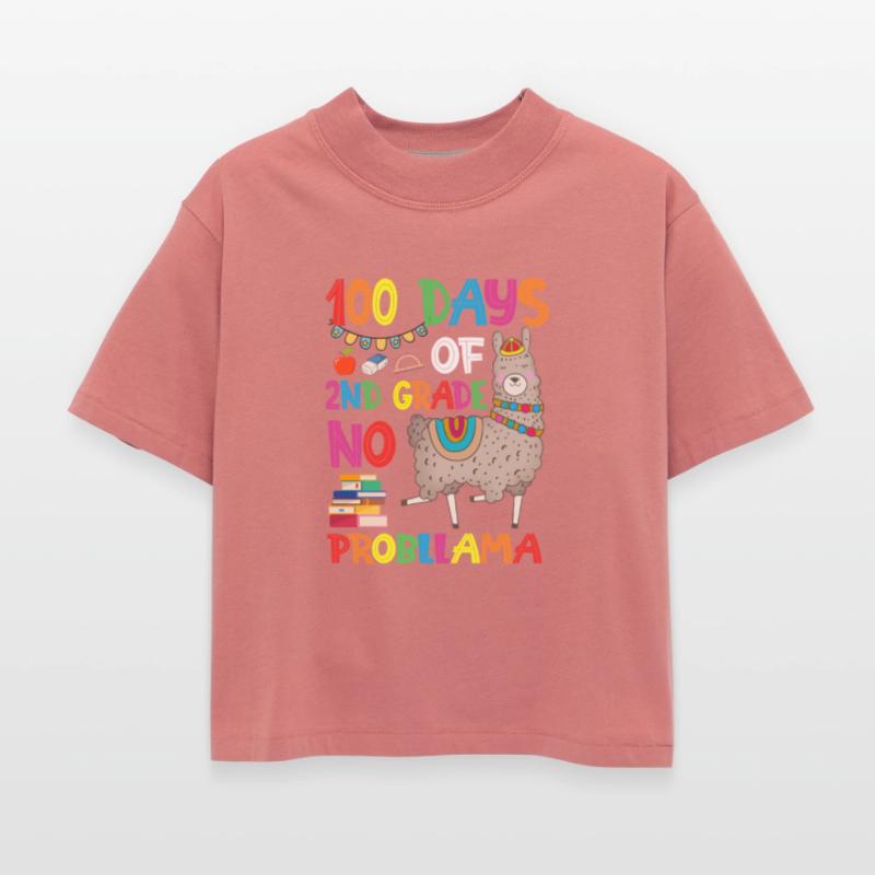 100 days of 2nd grade no probllama