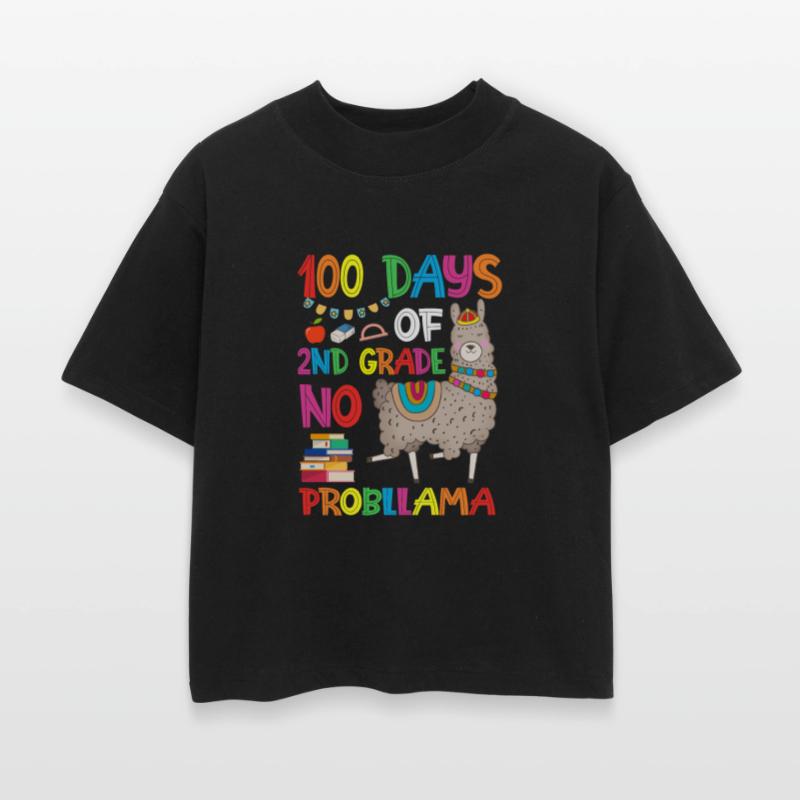 100 days of 2nd grade no probllama