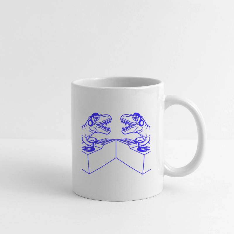 2 DJ Dinosaur T. Rex Team Dino Mixing Music Party