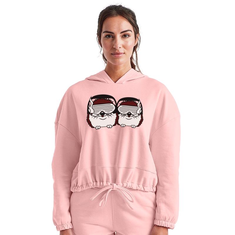 2 Funny Hedgehogs Fun Team DJ Club Fun Music Party