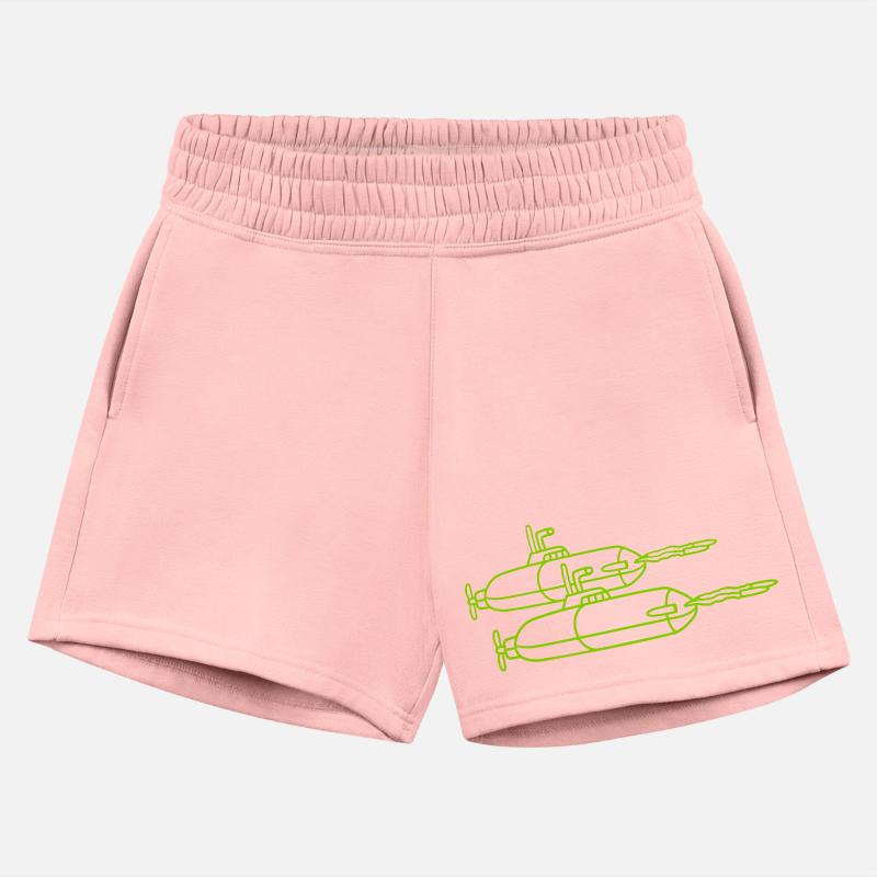 2 Military Submarines Shooting Torpedo Two Missile