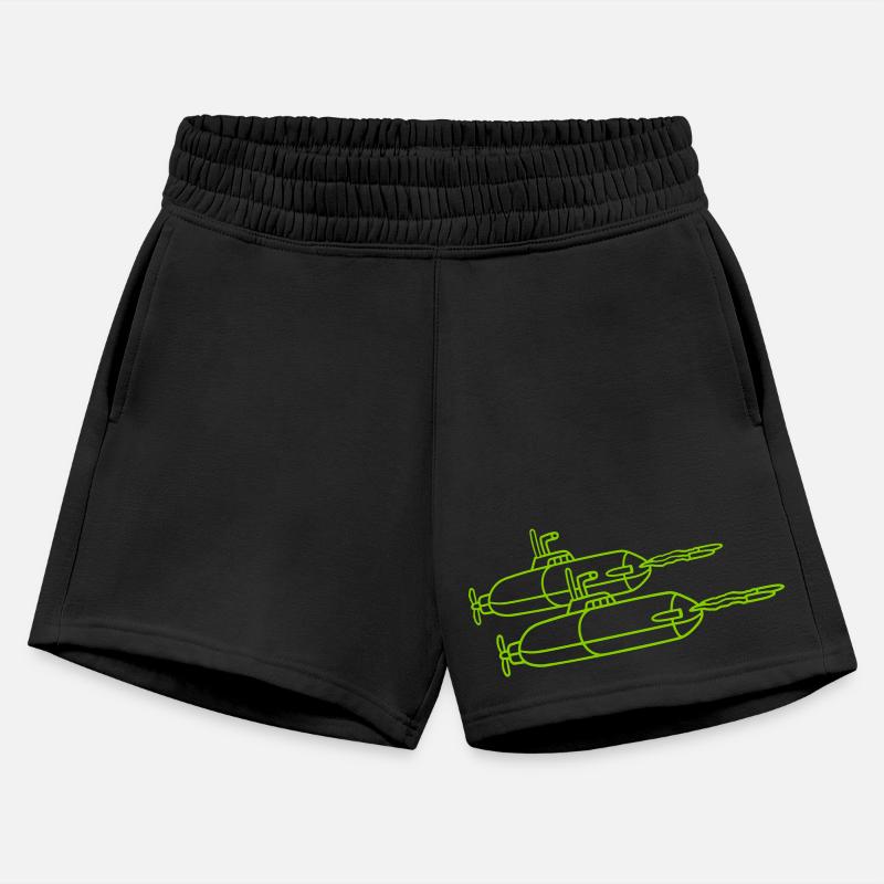 2 Military Submarines Shooting Torpedo Two Missile