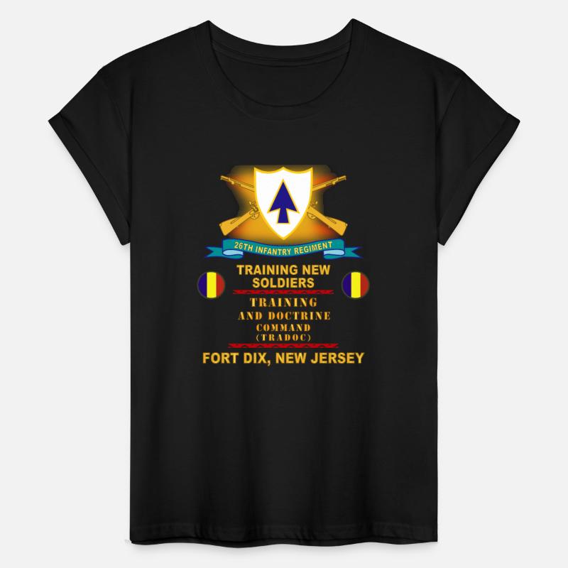 26th Infantry Regiment DUI w Br Ribbon TOP Ft Dix