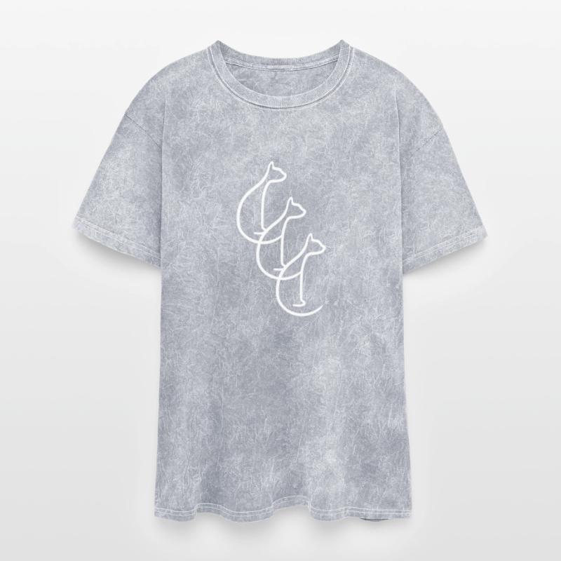 3 Sitting Cats Three Friends Team Crew Silhouettes