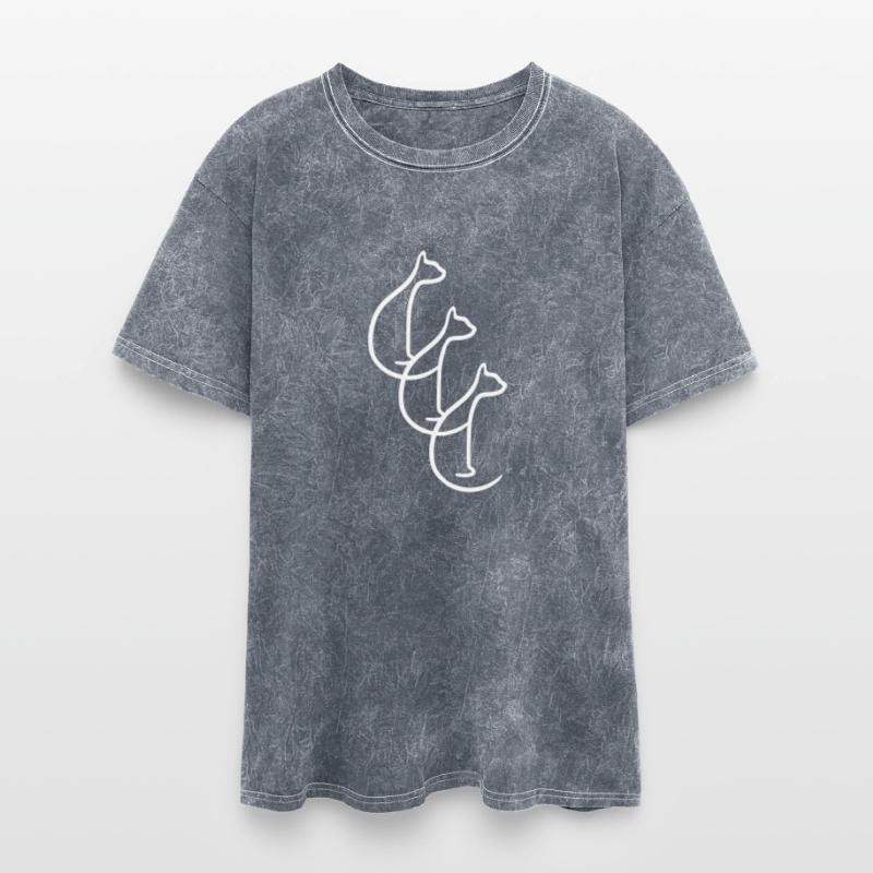 3 Sitting Cats Three Friends Team Crew Silhouettes