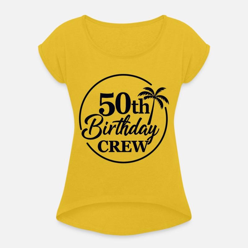 50th Birthday Crew Funny Birthday Shirt