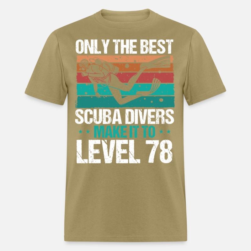 78 Scuba Diving Level 78 Year Diver Snorkeling