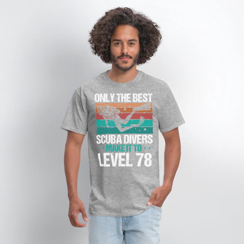 78 Scuba Diving Level 78 Year Diver Snorkeling