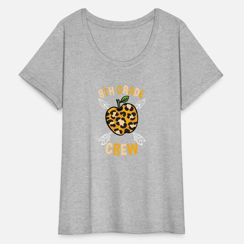 8th Grade Back To School Crew Leopard Print