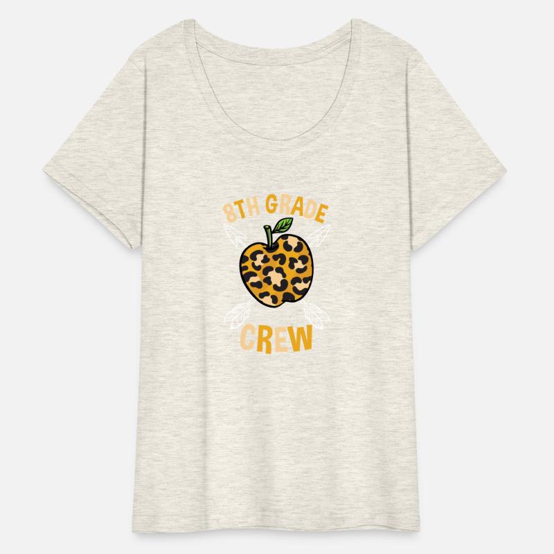 8th Grade Back To School Crew Leopard Print