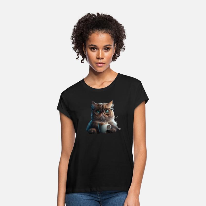 A cute cat with glasses