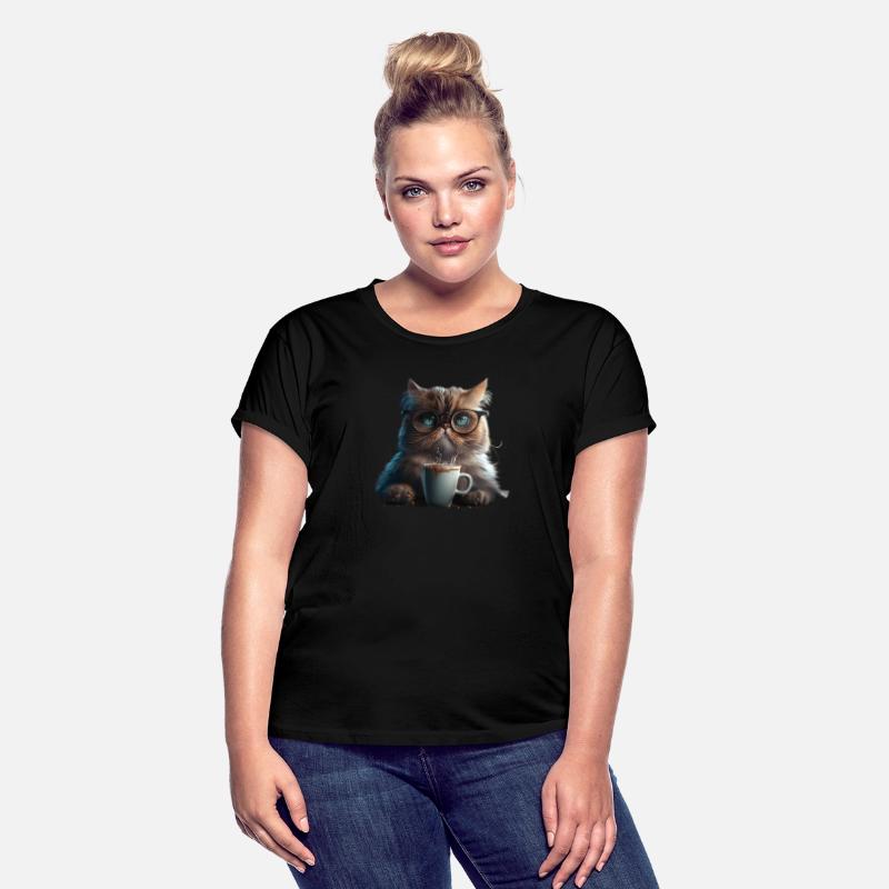 A cute cat with glasses