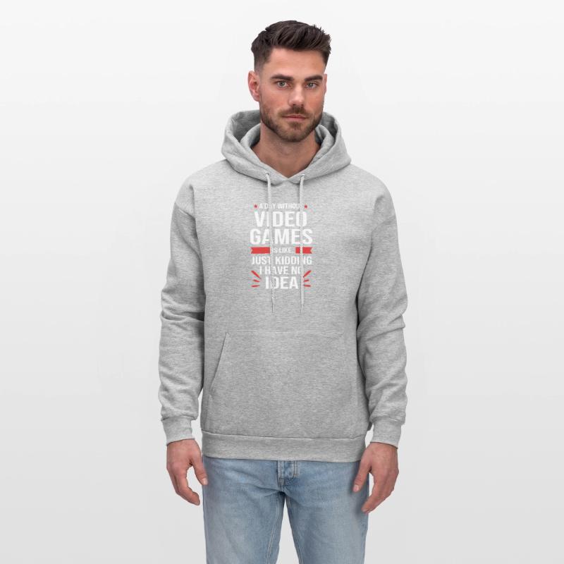 A Day Without Video Games Funny Video Gamer Men