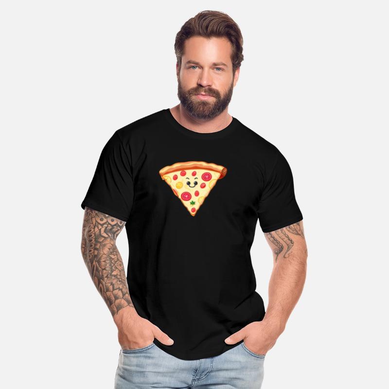 a smiling slice of pizza.