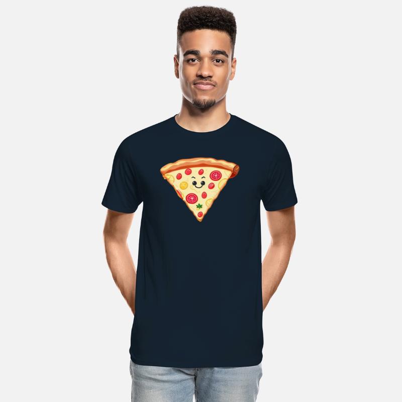 a smiling slice of pizza.