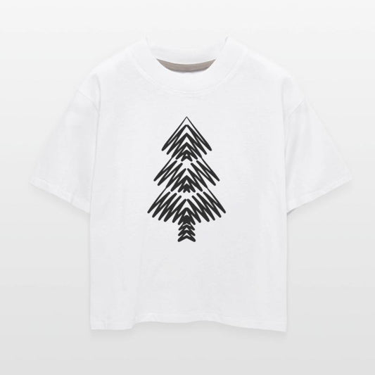 Abstract Geometric Floral  Pattern T-Shirt