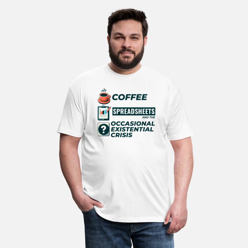 Accountant Bookkeeping Coffee Spreadsheets Funny